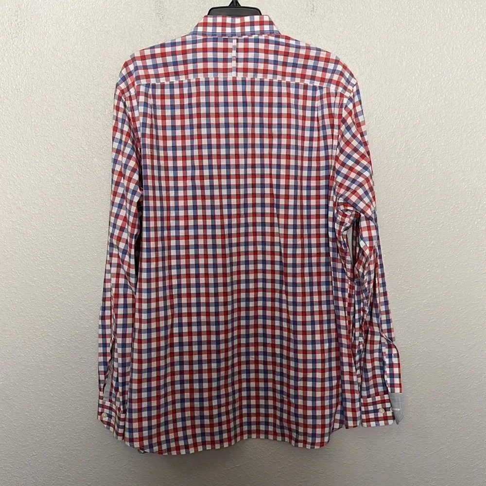 Banana Republic Soft Wash Plaid Shirt Size XL